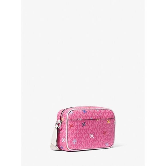 Michael Kors Medium Crossbody Bag Handbag Purse Messenger Shoulder Dragonfruit - Picture 5 of 10